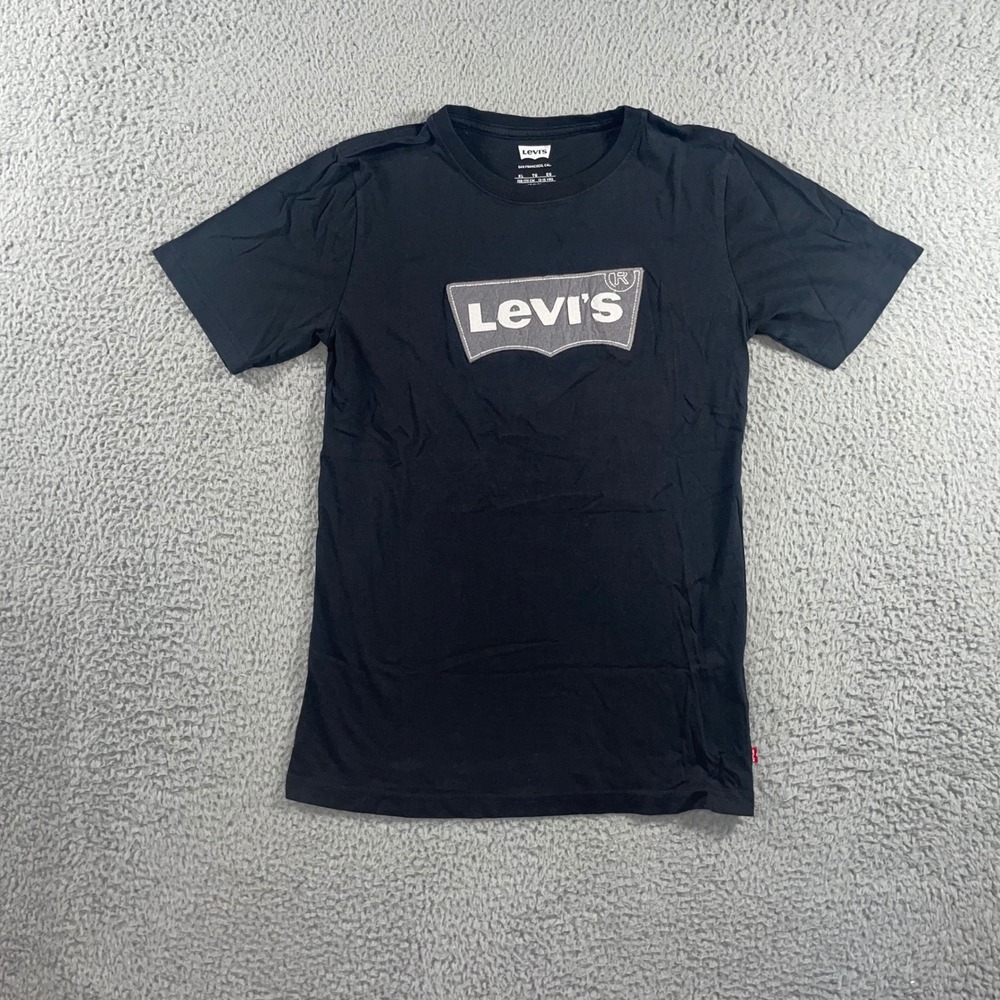 Levis T‎ Shirt Boys XL Short Sleeve Graphic Tee Y2K 90s